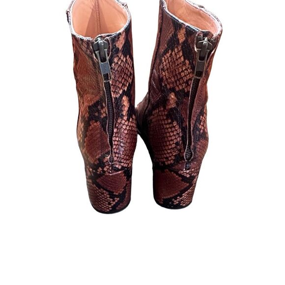 J. Crew snake skin leather boots- size 8.5 - Picture 3 of 7